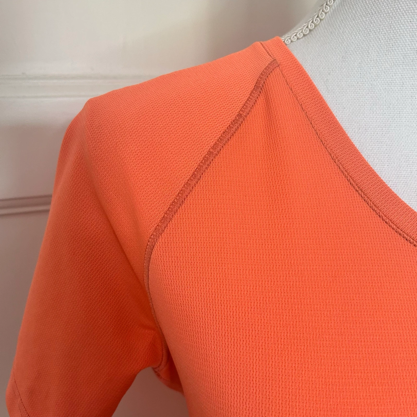 Odlo Camiseta deportiva con escote en V Naranja – Talla 40 (Muy usada) – photo 4